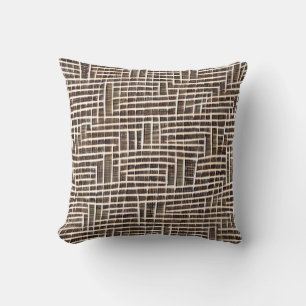 Coussin Tracé Brown