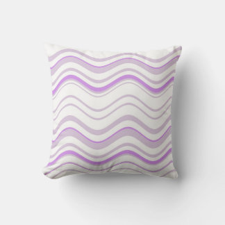 Coussin Traces de ligne Wavey Abstraites 6