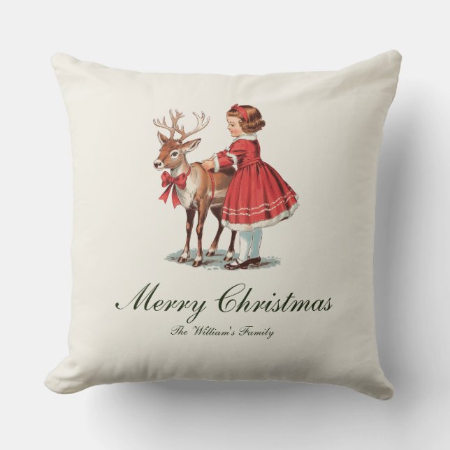 Coussin Traditional Vintage Christmas (Recto)