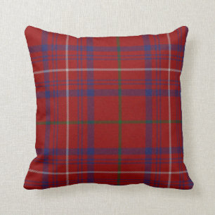 Coussin traditionnel de plaid de tartan de