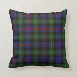 Coussin traditionnel de plaid de tartan de