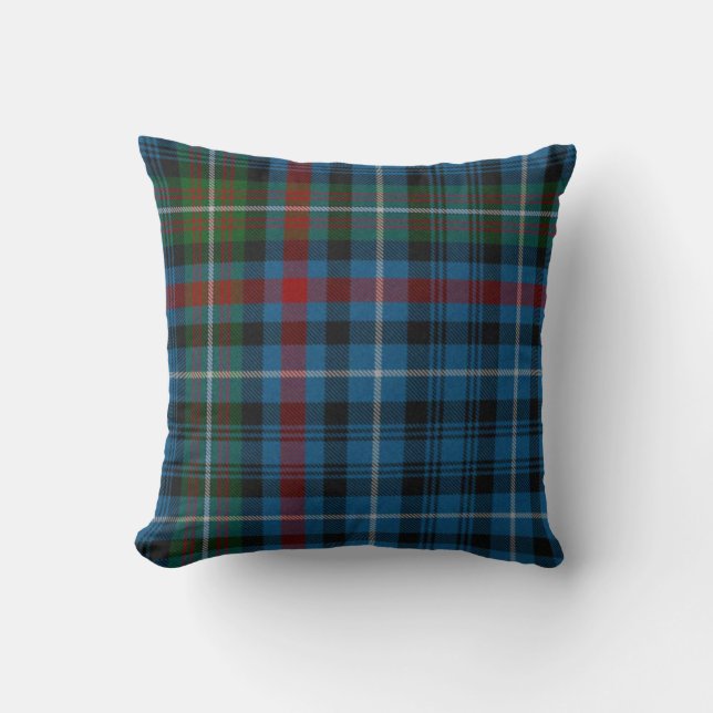Coussin traditionnel de plaid de tartan de (Recto)