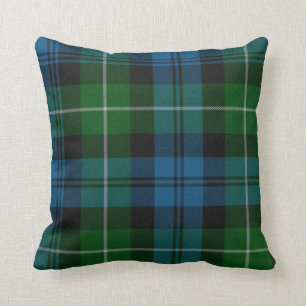 Coussin traditionnel de plaid de tartan de Lamont