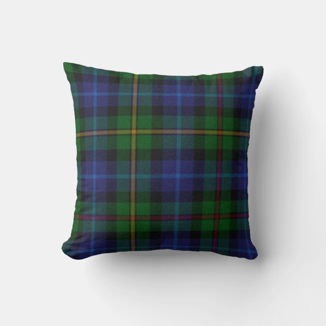Coussin traditionnel de plaid de tartan de Smith (Recto)