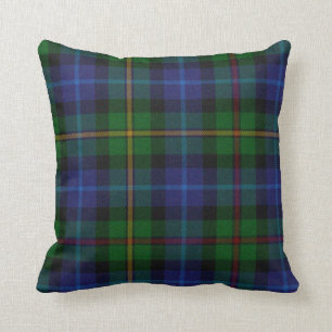 Coussin traditionnel de plaid de tartan de Smith
