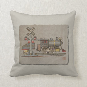 Coussin Train électrique de jouet