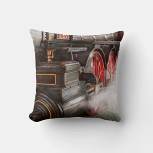 Coussin Train - Lâchez un peu de vapeur