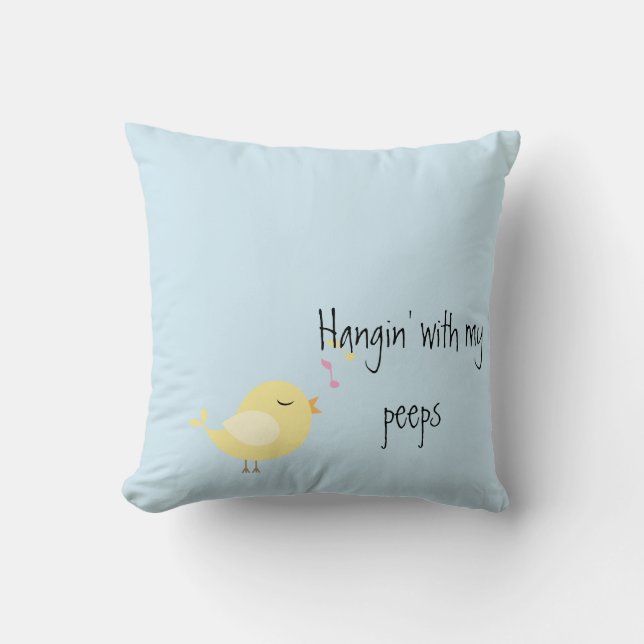 Coussin Traîner avec mes potes (Recto)