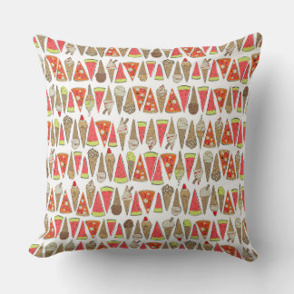 Coussin traite blanche