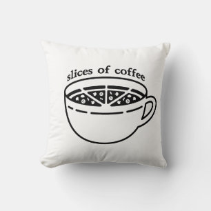 Coussin Tranches de café