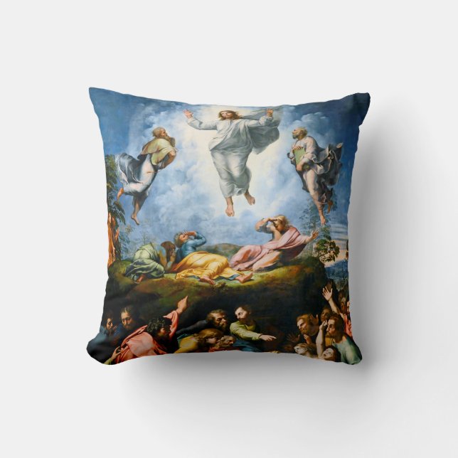 Coussin Transfiguration, Raphael (Recto)