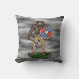 Coussin Transformé Viking Berserker ou Werebear