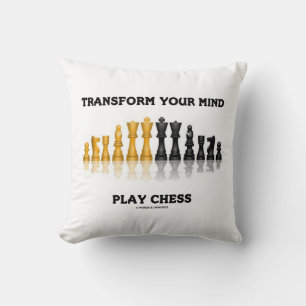 Coussin Transformez votre esprit Jouez aux conseils Geeks