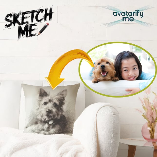 Coussin Transformez-vous en n'importe qui ou n'importe que (Créateur téléchargé)