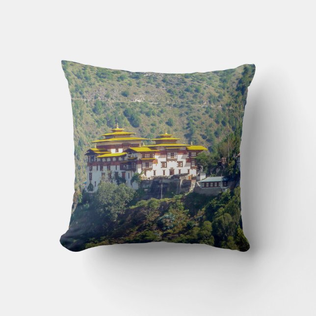 Coussin Trashigang Dzong - Est du Bhoutan (Recto)