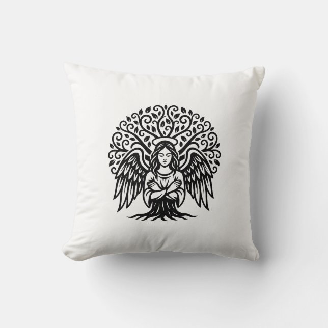 Coussin Tree of Wings Pillow (Recto)