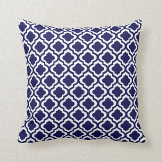 Coussin Trèfle marocain de Quatrefoil de treillis de