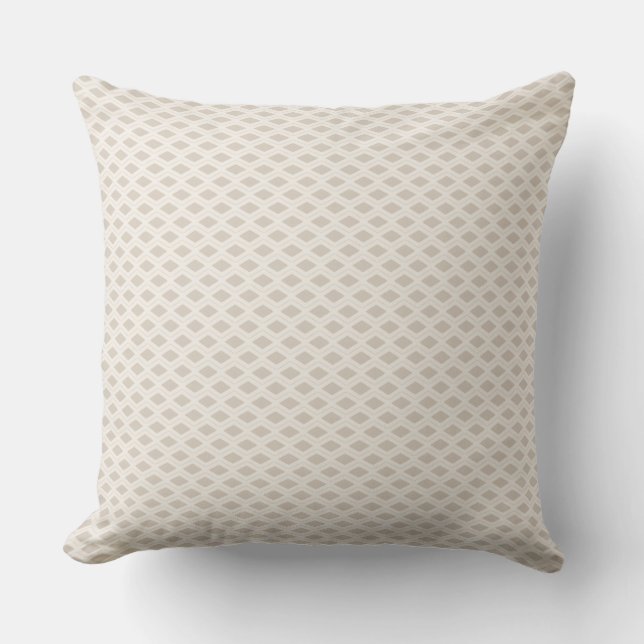 Coussin Trellis Diamant Doux  (Recto)