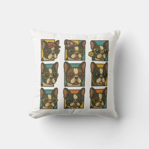 Coussin Trendsetters Boston Terrier