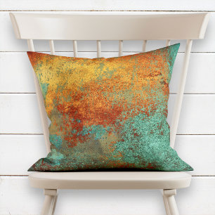 Coussin Trendy Rich Copper Patina Metallic
