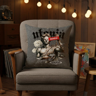 Coussin Trendy Urban Graffiti Throw Pillow