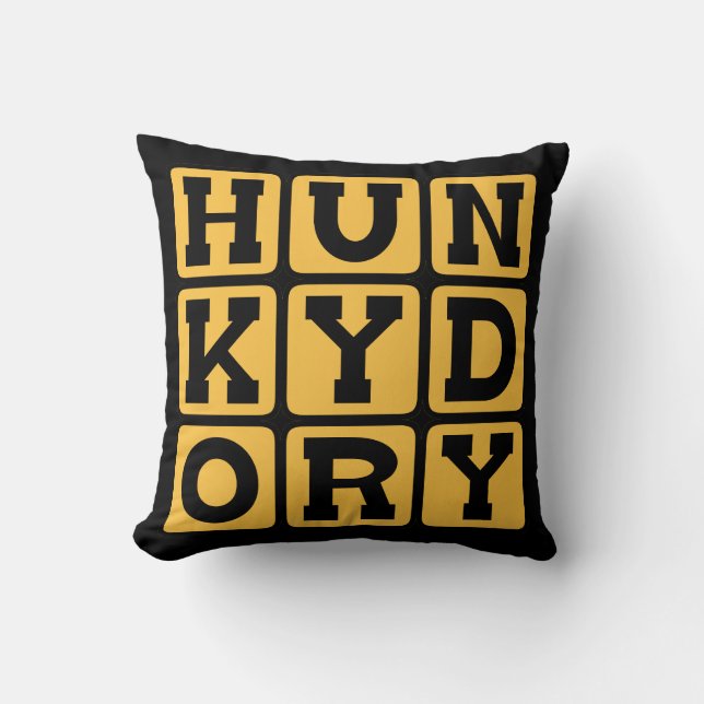Coussin Très bien, tout baigne (Recto)