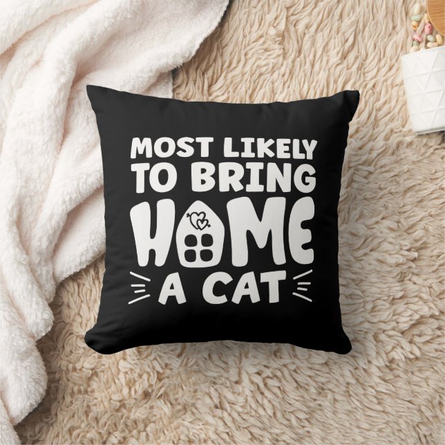 Coussin Très Probable D'Apporter À La Maison Un Chat, Bell (Couverture)