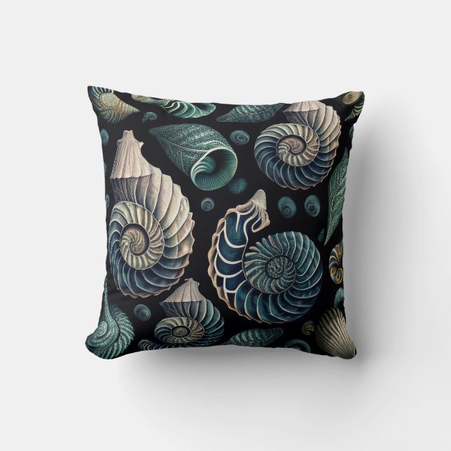 Coussin Trésors Marins (Recto)