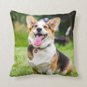 Coussin Tri Color Pembroke Welsh Corgi Puppy Dog