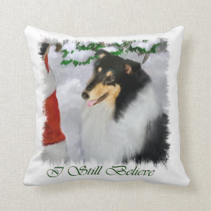 Coussin Tri Noël de colley de couleur