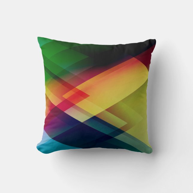 Coussin Triangle abstrait (Recto)