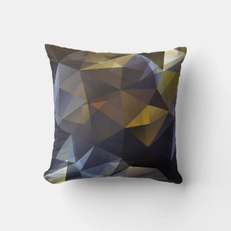 Coussin Triangle brillant vintage, texture diamant.