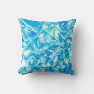 Coussin Triangle cristal, arrière - plan rendu 3D.