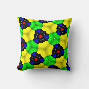 Coussin Triangle géométrique triangulaire Abstrait multico