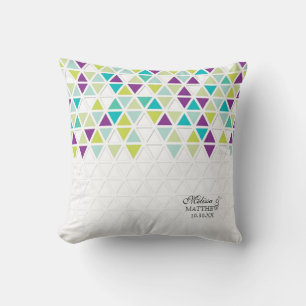 Coussin Triangle Motif triangulaire triangulaire