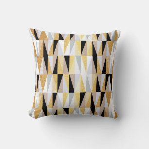 Coussin triangles de conception scandinave sans couture mo