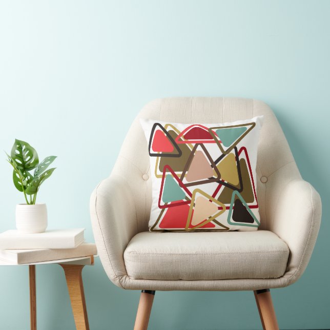 Coussin Triangles épicés (Chaise)