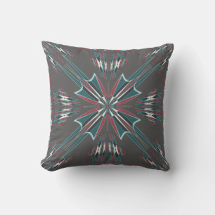 Coussin Triangles Spirituels Abstraits du Sud-Ouest Amérin