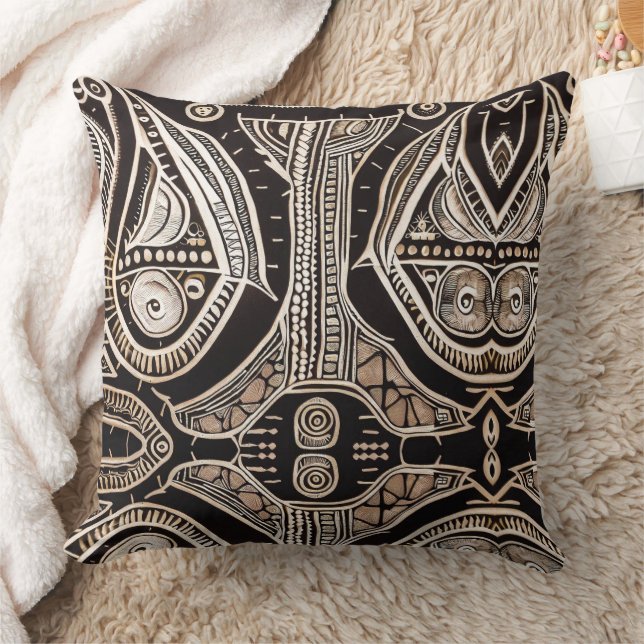 COUSSIN TRIBAL AFRICAIN (Couverture)