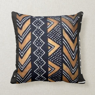 Coussin Tribal africain abstrait