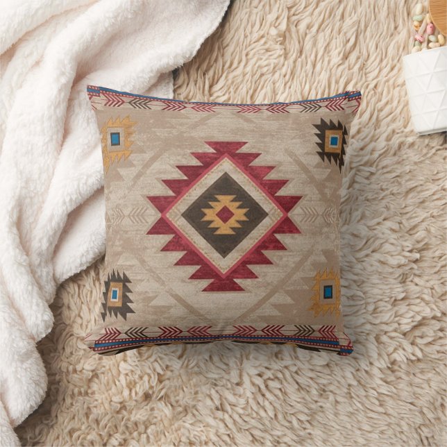 Coussin Tribal amérindien du sud-ouest (Couverture)