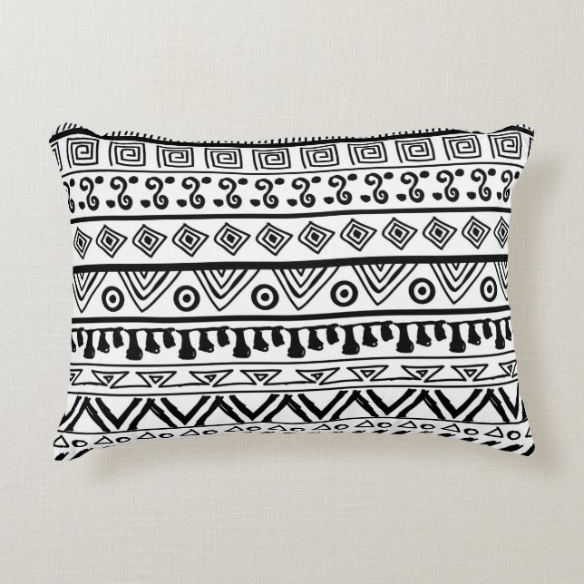 Coussin tribal branché (Devant)