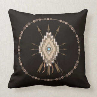 Coussin tribal de décor de motif d'amitié de
