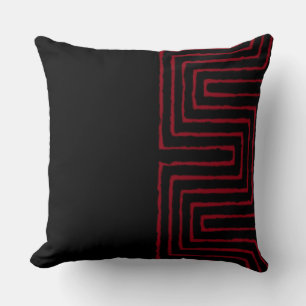 Coussin Tribal Maze Boud Clod Motif Africain