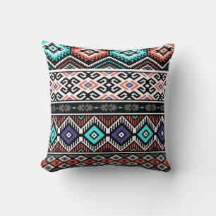 Coussin Tribal Navajo rétro : Géométrique Sans Seamless.