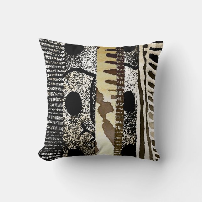 Coussin Tribu de la Jungle africaine (Recto)