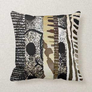 Coussin Tribu de la Jungle africaine