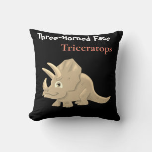 Coussin Tricératops