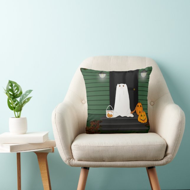 Coussin Trick Or Treat Olivier la Loutre !  (Chaise)