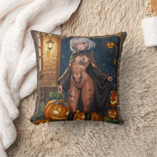Coussin Trick ou le traitement, Brave Halloween Costume Gi